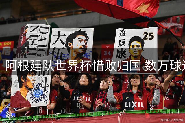 阿根廷队世界杯惜败归国 数万球迷机场高歌迎接英雄
